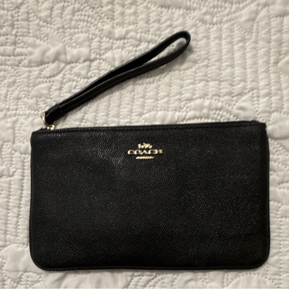 Coach Black Wristlet
